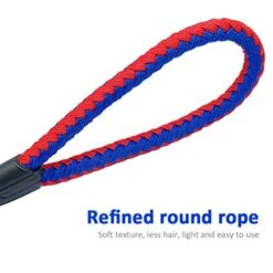 Kuntrona Rolled Dog Leash Pet Training Walking Leads Braided Dogs Rope 5/8" Diameter For Medium Large Dogs 48" Length Red M -Zoo Shop 51eS8P5EuPL