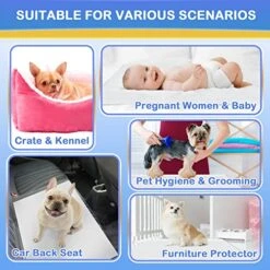 IMMCUTE Dog Pee Pads 23"x36" -30 Count | Puppy Pee Training Pads Super Absorbent & Leak-Proof | Disposable Pet Piddle And Potty Pads For Puppies | Dogs | Doggie| Cats | Rabbits 15 IMMCUTE Dog Pee Pads 23"x36" -30 Count | Puppy Pee Training Pads Super Absorbent & Leak-Proof | Disposable Pet Piddle And Potty Pads For Puppies | Dogs | Doggie| Cats | Rabbits -Zoo Shop 51eWBkhNppL