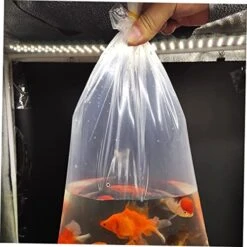 Iplusmile 100 Pcs Fish Packing Bag Clear Plastic Container Plastic Storage Bags Plastic Food Containers Polythene Fish Bags Leak- Proof Bags Aquarium Breathing Bags Creative Plastic Bags -Zoo Shop 51egx9T3fqL