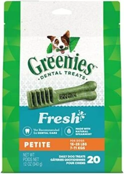 GREENIES Petite Natural Dog Dental Care Chews Oral Health Dog Treats Blueberry Flavor, 12 Oz. Pack (20 Treats) -Zoo Shop 51ehdfTsUHL. AC