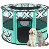 TASDISE Portable Dog Playpen, Upgraded Foldable Pet Playpen Exercise Kennel Tent For Dogs, Cats, Rabbits And Small Animals, Great For Indoor Outdoor Travel Use, Waterproof Bottom, Durable Mesh, Large. 1 TASDISE Portable Dog Playpen, Upgraded Foldable Pet Playpen Exercise Kennel Tent For Dogs, Cats, Rabbits And Small Animals, Great For Indoor Outdoor Travel Use, Waterproof Bottom, Durable Mesh, Large. -Zoo Shop 51enawaa8cL