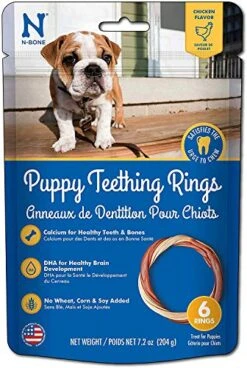 N-Bone Puppy Teething Ring Chicken Flavor (6 Rings)