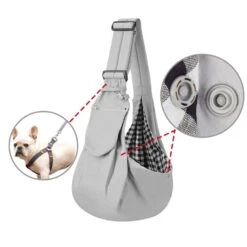 Cat Carrier Pet Bag Going Out Cat Bag Messenger Bag Cat Going Out Bag Dog Backpack Dog Bag Going Out Carrying Bag Backpack Pet Carrier (Color : Gray) -Zoo Shop 51f2JUt5hrL