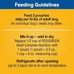 PEDIGREE CHOICE CUTS In Gravy Grilled Chicken Flavor In Sauce & Filet Mignon Flavor In Gravy Adult Wet Dog Food Variety Pack, (16) 3.5 Oz. Pouches 21 PEDIGREE CHOICE CUTS In Gravy Grilled Chicken Flavor In Sauce & Filet Mignon Flavor In Gravy Adult Wet Dog Food Variety Pack, (16) 3.5 Oz. Pouches -Zoo Shop 51fYZbJaYVL