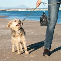 Ipetboom Dog Bag Holder Dog Poop Bag Holder Fasteners 8pcs Waste Bag Carrier Dog Poop Bag Holder With Touch Fasteners Attachment Hands- Free Holder For Dog Leashes Sky- Blue Hands Free Leash -Zoo Shop 51fYtj7EVML