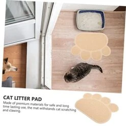 Cat Paw Design Mats: Cat Food Mat, Dog Food Mat, Non-Skid Spill Proof Pet Feeding Mat For Food And Water, Dog Placemat. This Cat Litter Mat Is Made Of Good Material, Very And Wont Tear Like Other Mats 20 Cat Paw Design Mats: Cat Food Mat, Dog Food Mat, Non-Skid Spill Proof Pet Feeding Mat For Food And Water, Dog Placemat. This Cat Litter Mat Is Made Of Good Material, Very And Wont Tear Like Other Mats -Zoo Shop 51fZAZc7ecL