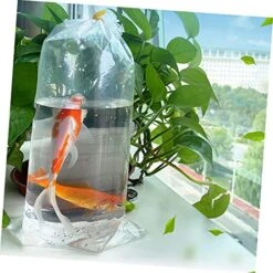 GARVALON 20pcs Fish Packing Bag Cookie Packaging Bags Plastic Packaging Bags Clear Poly Bags Plastic Minnow Bags Rubber Worm Bag Live Fish Shipping Bags Goldfish Flat Angle Packing Bags Fry -Zoo Shop 51fettSx0WL