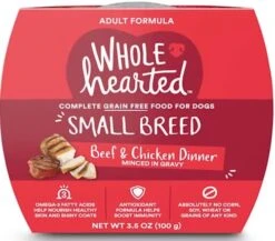 GENERIC WholeHearted Grain Free Small Breed Cuts Or Minced In Gravy Adult Wet Dog Food Variety Pack, 3.5 Oz (8 - Chicken & Veggies Cuts) -Zoo Shop 51g1B21rsoL. AC