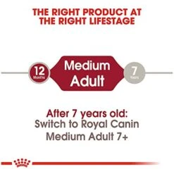 Royal Canin Medium Breed Adult Dry Dog Food, 30 Lb Bag 12 Royal Canin Medium Breed Adult Dry Dog Food, 30 Lb Bag -Zoo Shop 51g8yzT6CCL