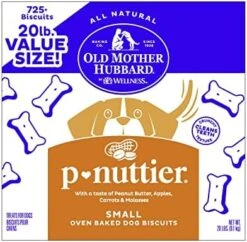 Old Mother Hubbard By Wellness Classic P-Nuttier Value Box Natural Dog Treats, Crunchy Oven-Baked Biscuits, Ideal For Training, Large Size, 6 Pound Box -Zoo Shop 51gCrWomO5L. AC