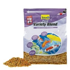 TetraPond Variety Blend, Pond Fish Food, For Goldfish And Koi Yellow 2.25 Pound (Pack Of 1) -Zoo Shop 51gHqcVNXDL