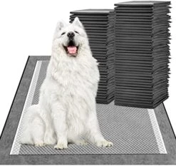 MIZOK Pee Pads For Dogs Large 28x34 Inches, Charcoal Puppy Pads New & Improved Odor-Control Absorbs Up To 8 Cups Of Urine Dog Pee Pads, 6-Layer Leak-Proof Wee Wee Pads For Dogs (40 Counts) 31 MIZOK Pee Pads For Dogs Large 28x34 Inches, Charcoal Puppy Pads New & Improved Odor-Control Absorbs Up To 8 Cups Of Urine Dog Pee Pads, 6-Layer Leak-Proof Wee Wee Pads For Dogs (40 Counts) -Zoo Shop 51gJUaMhLfL. AC