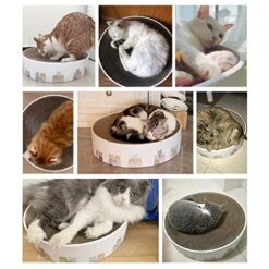 Yliping Cat Scratching Plate Claws Corrugated Paper Cat Litter Wear Cat Claw Board Cat Supplies Cat Toys (Size : B(L)) -Zoo Shop 51gKjvTJppL