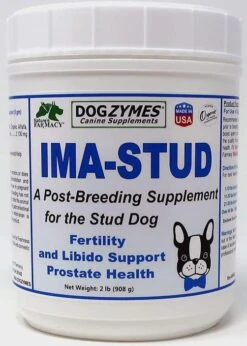 Dogzymes Ima Stud Daily Supplement Added To Food To Enhance The Libido, Performance, Sperm Cell Development And Vitality Of The Stud Dog (1 Pound) -Zoo Shop 51gYaoRKIlL. AC