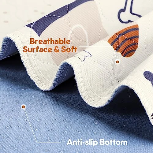 Siwa Mary Puppy Pads, 2-Pack Super Absorbent Pee Pads For Dogs, Non-Slip Washable Dog Pee Pads, Quick Dry Reusable Puppy Pads, Waterproof Dog Mat- Pet Supplies Ideal For Puppy Whelping & Training 6 Siwa Mary Puppy Pads, 2-Pack Super Absorbent Pee Pads For Dogs, Non-Slip Washable Dog Pee Pads, Quick Dry Reusable Puppy Pads, Waterproof Dog Mat- Pet Supplies Ideal For Puppy Whelping & Training - Image 4