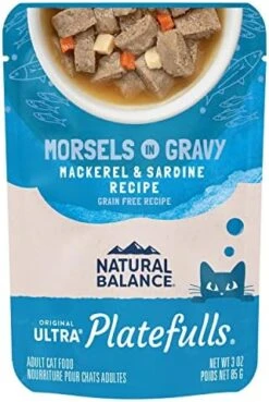 Natural Balance Platefulls Indoor Chicken & Chicken Liver Cat Food In Gravy | Premium Grain-Free Wet Food For Indoor Cats | 3-oz. Pouch (Pack Of 24) -Zoo Shop 51hP2Sq97QL. AC