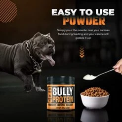 MBF SUPPLEMENTS Bully Protein & Vitamins For Dogs With Toy, 238mg Growth & Mass Gainer Supplement, 30 Days Supply Muscle Up Max For Pitbull, Bully And Bulldog -Zoo Shop 51hfFjUdleL