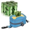 BUGUUYO Pet Waste Bag Pet Waste Bags Pet Poop Bag Pet Garbage Bag Dog Leash Bags Dog Poo Bag Holder Dispenser Zippered Pouch Dog Bag Holder Bag: Oxford Cloth Puppy Potty Carrier Poo Bag