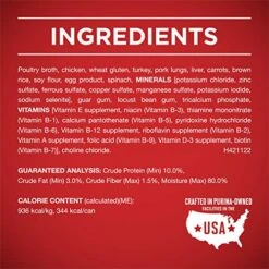Purina ONE Tender Cuts In Wet Dog Food Gravy Chicken And Brown Rice Entree - (12) 13 Oz. Cans 11 Purina ONE Tender Cuts In Wet Dog Food Gravy Chicken And Brown Rice Entree - (12) 13 Oz. Cans -Zoo Shop 51hv3Du0UtL