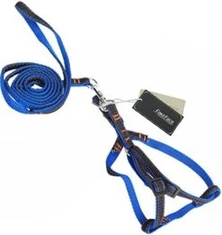 FakeFace Heavy Duty Denim Nylon No Pull Dog Leash Harness/Collar Set For Medium Large Dogs Of High Durability Adjustable, Perfect For Training Walking Dogs 14 FakeFace Heavy Duty Denim Nylon No Pull Dog Leash Harness/Collar Set For Medium Large Dogs Of High Durability Adjustable, Perfect For Training Walking Dogs -Zoo Shop 51i RDXk9LL. AC