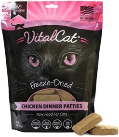 Vital Essentials Vital Cat Freeze Dried Turkey Mini Patties Cat Food - USA Made - All Natural - 8 Oz. -Zoo Shop 51i gCXyTXL. AC
