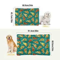 Food Pizza Dog Bed Cat Bed Soft Comfortable Pet Bed Non-Slip Calming Kennel Pad For Small Medium Large Dogs Cats 2116472 11 Food Pizza Dog Bed Cat Bed Soft Comfortable Pet Bed Non-Slip Calming Kennel Pad For Small Medium Large Dogs Cats 2116472 -Zoo Shop 51i3Q0MbsKL