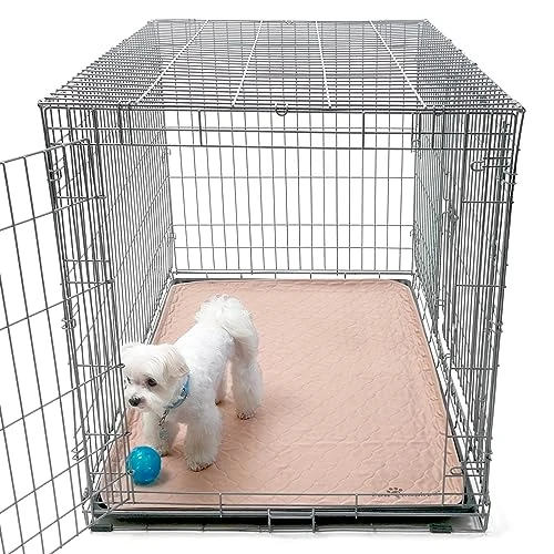 Paw Inspired Washable Pee Pads For Dogs: Crate Series | For Use With 48" Kennels | Reusable, Waterproof Pet Pads For Puppy Training, Whelping, Senior Dogs With Incontinence, And More (47x29, (2 Pack)) 6 Paw Inspired Washable Pee Pads For Dogs: Crate Series | For Use With 48" Kennels | Reusable, Waterproof Pet Pads For Puppy Training, Whelping, Senior Dogs With Incontinence, And More (47x29, (2 Pack)) - Image 4