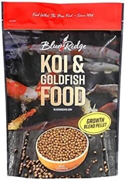 Blue Ridge Fish Food [2LB], Mini And 3/16" Floating Pellet, Koi And Goldfish Growth Formula Blend -Zoo Shop 51iEqWAMLIL. AC