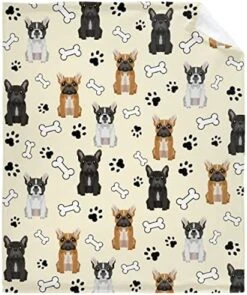 Personalized Dog Paws Blanket With Picture&Name For Pet Lover,Soft Fleece Flannel Blanket Pet Dog Lover Gift | Cat Lover Gift | Dog Mom |Cat Lady |Mother Gifts 60"x50" For Teens -Zoo Shop 51iGySHjScL. AC