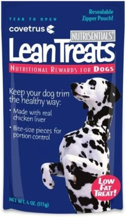 Covetrus Nutrisential Lean Treats For Dogs - Soft Dog Treats For Small, Medium & Large Dogs - Nutritional Low Fat Bite Size K9 Treats - Chicken Flavor - 10 Pack - 4oz -Zoo Shop 51iwebgSGGL. AC