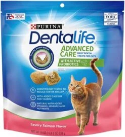 Purina DentaLife Made In USA Facilities Cat Dental Treats, Tasty Chicken Flavor - (10) 1.8 Oz. Pouches -Zoo Shop 51j10kEpffL. AC