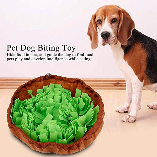 Bicaquu Dog Sniff Mat, Souptoys Training Playing Pet Morder Toy, For Cat Dog Stress Release Feeding Dog Food(Green) 7 Bicaquu Dog Sniff Mat, Souptoys Training Playing Pet Morder Toy, For Cat Dog Stress Release Feeding Dog Food(Green) - Image 5