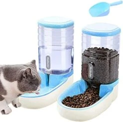 Meikuler Pets Auto Feeder 3.8L,Food Feeder And Water Dispenser Set For Small & Big Dogs Cats And Pets Animals (Pink) -Zoo Shop 51j7uUdQiiL. AC