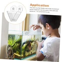 NOGRAX 2 Pcs Double Tool Dispenser Red For Glass Worms Bait Useful Feeder V- Shrimp Aquarium Food Acrylic With Tank Cone Aquariums Cup Shaped Live Brine Worm Fish Feeding Feeder (Color : Transparent 13 NOGRAX 2 Pcs Double Tool Dispenser Red For Glass Worms Bait Useful Feeder V- Shrimp Aquarium Food Acrylic With Tank Cone Aquariums Cup Shaped Live Brine Worm Fish Feeding Feeder (Color : Transparent -Zoo Shop 51jAfCcl7uL