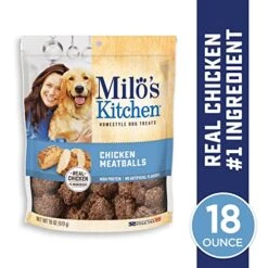 Milo's Kitchen Dog Treats, Chicken Meatballs, 18 Ounce -Zoo Shop 51jBbLA19SL