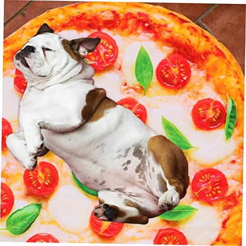 3 Pcs Mattress Mat Winter Machine Bed Bacon Comfortable Soft Round Orange Cozy For Warm Kennel Sleeping Cat Printing Pizza Portable Nest Pattern Puppy Plush Design Cute Pad 8 3 Pcs Mattress Mat Winter Machine Bed Bacon Comfortable Soft Round Orange Cozy For Warm Kennel Sleeping Cat Printing Pizza Portable Nest Pattern Puppy Plush Design Cute Pad - Image 6