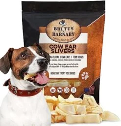 Premium Cow Ears For Dogs, Thick Cut & All-Natural Whole Ears, 100% Grass Fed Beef, No Additives Or Hormones, Safe Rawhide Alternative, Great Dog Treat Alternative To Pig Ears, Bully Sticks, Dog Bones -Zoo Shop 51jH3FY4OL. AC