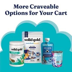 Solid Gold Dry Puppy Food - Made With Real Chicken & Nutritious Superfoods - Love At First Bark Grain Free Puppy Dry Food To Promote Healthy Growth, High Energy And Gut Wellness -Zoo Shop 51jOicaozlL