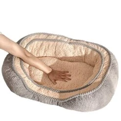 SHRADS Dog Bed Pet Mat Cat Nest Soft Sofa Cushion Plush Comfortable Large Pet Deep Sleep Pad Dogs Basket Pets Supplies (Medium)