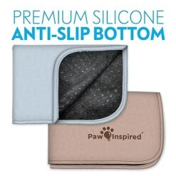 Paw Inspired Washable Pee Pads For Dogs: Crate Series | For Use With 30" Kennels | Reusable, Waterproof Pet Pads For Puppy Training, Whelping, Senior Dogs With Incontinence, And More (29x18, (2 Pack)) -Zoo Shop 51jcHADGeyL