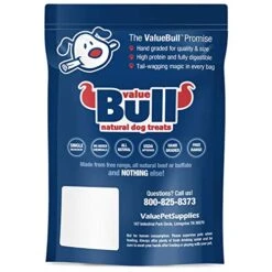 ValueBull Bully Sticks For Dogs, Medium 5-6 Inch, Varied Shapes, 50 Count - All Natural Dog Treats, 100% Beef Pizzles, Single Ingredient Rawhide Alternative -Zoo Shop 51jpE81Zk2L