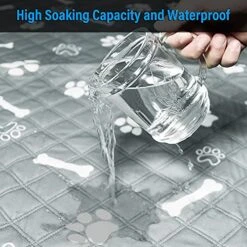 Plutus Pet Washable Pee Pads For Dogs, 2 Pack, Non-Slip Dog Pads With Heavy Absorbency, Reusable Training Pads, Waterproof Mat For Whelping, Playpen, Crate, Kennel And Outdoors, 36”x 30” -Zoo Shop 51kBJlgzAML