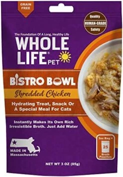 Whole Life Pet Bistro Bowl For Cats - Human Grade Instant Hydrating Treat, Snack Or Special Meal. Creates Its Own Rich Broth - Just Add Water 16 Whole Life Pet Bistro Bowl For Cats - Human Grade Instant Hydrating Treat, Snack Or Special Meal. Creates Its Own Rich Broth - Just Add Water -Zoo Shop 51kBldxqxFL. AC