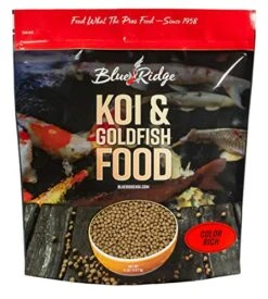 Blue Ridge Fish Food [5lb], Color Rich Formula 3/16" Floating Pellet, Koi And Goldfish