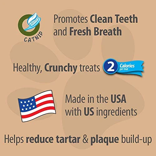 Emerald Pet 6 Pack Feline Dental Treats, 3 Ounces Each, Grain-Free Cat Treats Made In The USA (6 Pack Turducky) 5 Emerald Pet 6 Pack Feline Dental Treats, 3 Ounces Each, Grain-Free Cat Treats Made In The USA (6 Pack Turducky) - Image 3