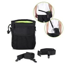SH-RuiDu Pet Treat Bag Dog Obedience Training Waist Pouch Food Snack Small Items Storage Bags Black -Zoo Shop 51kbir3J54L