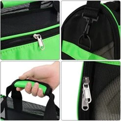 LEFEDA Soft Surface Pet Carrier Cat Bag Outdoor Travel Breathable Pet Handbag Carrier For Dogs With Pad Pet Backpack Carrier (Color : Purple) -Zoo Shop 51kfKoQqq5L