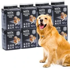 MIZOK Pee Pads For Dogs Large 28x34 Inches, Charcoal Puppy Pads New & Improved Odor-Control Absorbs Up To 8 Cups Of Urine Dog Pee Pads, 6-Layer Leak-Proof Wee Wee Pads For Dogs (40 Counts) 26 MIZOK Pee Pads For Dogs Large 28x34 Inches, Charcoal Puppy Pads New & Improved Odor-Control Absorbs Up To 8 Cups Of Urine Dog Pee Pads, 6-Layer Leak-Proof Wee Wee Pads For Dogs (40 Counts) -Zoo Shop 51khGS9B1KL. AC