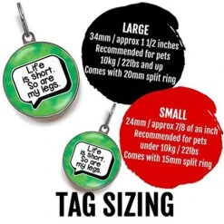 Wag-A-Tude Tags Special Diet On Medication Pet ID Tag - Pet Tag For Dogs On Special Diet And Medication (Large) -Zoo Shop 51kkdUbUOwL