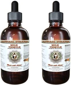 Milk Thistle Veterinary Natural Alcohol-Free Organic Dried Seed Liquid Extract, Pet Herbal Supplement 2 Oz -Zoo Shop 51ksrIDSS6L. AC 1
